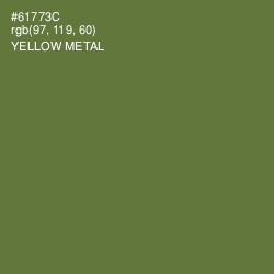 #61773C - Yellow Metal Color Image